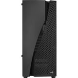 Aerocool Wave-G-BK-v1 midi tower behuizing Zwart | 3x USB-A | Window