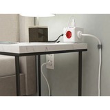 Allocacoc PowerCube | Extended USB | stekkerdoos stekkerdoos Wit/grijs