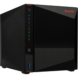 Asustor Nimbustor 4 incl. 4x WD Red Plus 4 TB harde schijf nas Zwart, 2x LAN, USB, HDMI