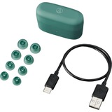 Audio-Technica ATH-CKS30TW+ draadloze hoofdtelefoon in-ear oortjes Groen, Bluetooth 5.1