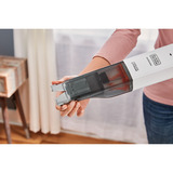 BLACK+DECKER HLVC315J11-QW 12V 1.5Ah Slim Handvac Kruimeldief handstofzuiger Wit, Incl. Jack-Plug lader