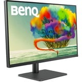 BenQ PD3205U 32" 4K UHD monitor Donkergrijs, HDMI, DisplayPort, 3x USB-A 3.2 (5 Gbit/s), 2x USB-B, USB-C 3.2 (5 Gbit/s)