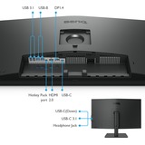 BenQ PD3205U 32" 4K Ultra HD monitor Donkergrijs, 1x DisplayPort, 1x HDMI, 1x USB-C, 3x USB-A, 1x Thunderbolt