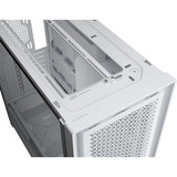 Corsair FRAME 5000D RS midi tower behuizing Wit | 4x USB-A | 1x USB-C | RGB | Tempered Glass