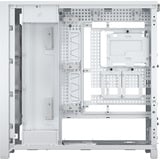 Corsair FRAME 5000D RS midi tower behuizing Wit | 4x USB-A | 1x USB-C | RGB | Tempered Glass
