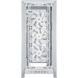 Corsair FRAME 5000D RS midi tower behuizing Wit | 4x USB-A | 1x USB-C | RGB | Tempered Glass