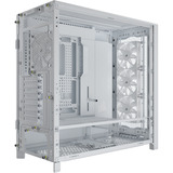 Corsair FRAME 5000D RS midi tower behuizing Wit | 4x USB-A | 1x USB-C | RGB | Tempered Glass