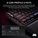 Corsair VANGUARD PRO 96 RGB mechanisch gaming toetsenbord Zwart, US lay-out (QWERTY), Corsair MGX, 96%, RGB, Keycaps PBT double-shot, ABS single-shot, Hot-swap