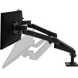 Ergotron LX Pro Dual Side-by-Side Arm monitorarm Zwart