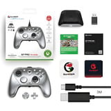GameSir G7 PRO HE Tri-Mode Wireless Controller - Semi Silver Zilver, USB / 2,4 GHz / Bluetooth, Xbox Series X|S, Xbox One, Pc, Android