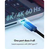 ICY BOX IB-AD1030-C - USB-C > HDMI adapter Zwart