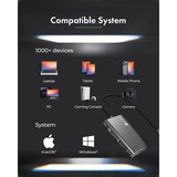 ICY BOX IB-AD1030-C - USB-C > HDMI adapter Zwart