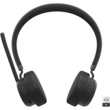 Lenovo Wireless VoIP Headset on-ear  Zwart, Bluetooth 5.3