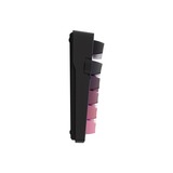 MCHOSE G98 Pro Black Pink Cabbage Tofu V2 Wireless Tri-Mode Custom Mechanical, gaming toetsenbord Zwart/pink (roze), US lay-out, KTT Cabbage Tofu V2, 98%, RGB, Hot swap, Side engraved PBT, draadloos / Bluetooth / USB-C