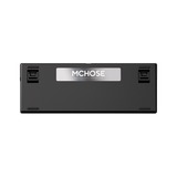 MCHOSE G98 Pro Black Pink Cabbage Tofu V2 Wireless Tri-Mode Custom Mechanical, gaming toetsenbord Zwart/pink (roze), US lay-out, KTT Cabbage Tofu V2, 98%, RGB, Hot swap, Side engraved PBT, draadloos / Bluetooth / USB-C