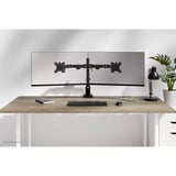 Neomounts DS60-600BL2 Monitorarm 10-32" - Quick-fix - 180°-stop Zwart