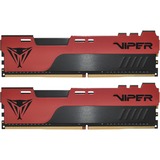 Patriot 32 GB DDR4-3600 Kit werkgeheugen Rood/zwart, PVE2432G360C0K, Viper Elite II, XMP 2.0