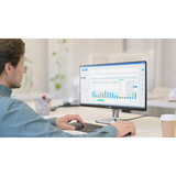Philips 24B2G5200 23.8" monitor Zilver/zwart, VGA, HDMI, DisplayPort, USB, Audio, 100 Hz