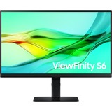 SAMSUNG ViewFinity S6 S60UD LS24D600UAUXEN 24" Ledmonitor Zwart, HDMI, DisplayPort