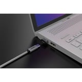 Sitecom USB-A naar USB-C Nano adapter Grijs