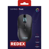 Trust GXT 980 Redex gaming muis Zwart, 200 - 10.000 dpi, RGB, USB-C / 2,4GHz