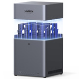 UGREEN DH4300 Plus incl. 4x WD Red Plus 4 TB harde schijf nas Grijs, 1x 2,5GbE, HDMI, USB-C