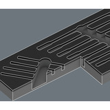 Wera 9733 Schuimrubberen inzetstuk met 6001 Joker Switch Set 1, 11‑delig moersleutel Zwart/grijs