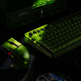 8BitDo Xbox Bundel, desktopset Groen, US lay-out, Kailh Box Jellyfish X, TKL, ABS keycaps, 50 - 26000 DPI, Bluetooth / USB-C / 2.4 GHz