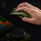 8BitDo Xbox Bundel, desktopset Groen, US lay-out, Kailh Box Jellyfish X, TKL, ABS keycaps, 50 - 26000 DPI, Bluetooth / USB-C / 2.4 GHz