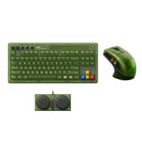 8BitDo Xbox Bundel draadloze desktopset Groen, US lay-out (QWERTY), Kailh Box Jellyfish X, 80% (TKL)	, ABS keycaps, 50 - 26000 DPI, Bluetooth | USB-C | 2.4 GHz