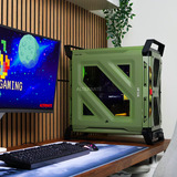 ALTERNATE Thunderstorm Pro Ryzen 7 – RTX 5070 Limited edition gaming pc Olijfgroen/zwart | R7 7800X3D | RTX 5070 | 32 GB | 2 TB SSD