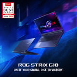 ASUS ROG Strix G18 G814PM-S8077W 18"  gaming laptop Grijs | Ryzen 9 8940HX | RTX 5060 | 32 GB | 1 TB SSD