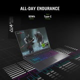 ASUS ROG Strix G18 G814PM-S8077W 18"  gaming laptop Grijs | Ryzen 9 8940HX | RTX 5060 | 32 GB | 1 TB SSD