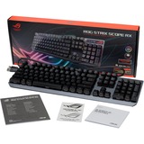 ASUS ROG Strix Scope RX, gaming toetsenbord Zwart, US lay-out, ROG RX RED Optical