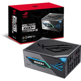 ASUS ROG THOR 1600W Titanium III voeding  Zwart, 2x 12V-2x6, 4x PCIe, Kabelmanagement