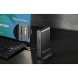 ASUS Triple Display USB-C Dock Duo DC301 dockingstation Zwart