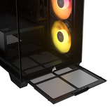 Corsair 2800X RS-R ARGB mini tower behuizing Zwart | 1x USB-A | 1x USB-C | Tempered Glass