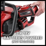 EINHELL GP-LC 36/40 Li BL-Solo PROFESSIONAL Accu Kettingzaag Rood/zwart, Accu en oplader niet inbegrepen