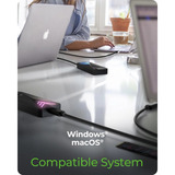 ICY BOX IB-1805ML-CU31 M.2 NVMe SSD Externe behuizing Zwart