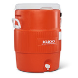 Igloo 400 Series Seat Top Barrel 10 Gallon, 37,85 liter koelbox Oranje/wit