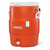 Igloo 400 Series Seat Top Barrel 10 Gallon, 37,85 liter koelbox Oranje/wit