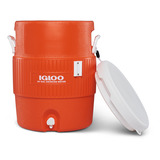 Igloo 400 Series Seat Top Barrel 10 Gallon, 37,85 liter koelbox Oranje/wit