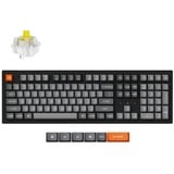 Keychron K10 Max-B4, toetsenbord Zwart, US lay-out, Keychron Super Banana, RGB leds, OSA Double-shot PBT, USB-C | 2.4 GHz | Bluetooth 5.1