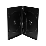 MediaRange 4 DVD-Box black sleeve Zwart, 50 stuks, Bulk