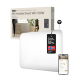 Mill Steel WiFi paneelverwarming PA700WIFI4, 700 Watt convector Wit, wifi 2,4 GHz (wifi 6), Bluetooth 5.2, Zigbee 3.0 + App