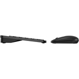 Qware Florence Draadloze Combo desktopset Zwart, EU lay-out (QWERTY), Scissor switches, 80% (TKL)	, 1200 DPI, 2,4 GHz USB | Bluetooth