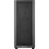 SilverStone FARA 515XR midi tower behuizing Zwart | 2x USB-A | Tempered Glass