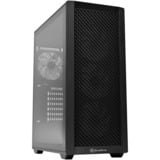 SilverStone FARA 515XR midi tower behuizing Zwart | 2x USB-A | Tempered Glass