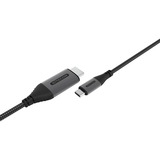 Sitecom USB-C > HDMI 2.0 kabel Zwart/grijs, 1,8 meter