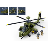 Sluban ModelBricks - AH-64D Apache Longbow aanvalshelikopter Constructiespeelgoed Schaal 1:35